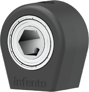 40×40 hexa bearing block